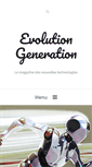 Mobile Screenshot of evolution-generation.com
