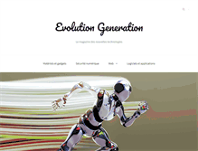 Tablet Screenshot of evolution-generation.com